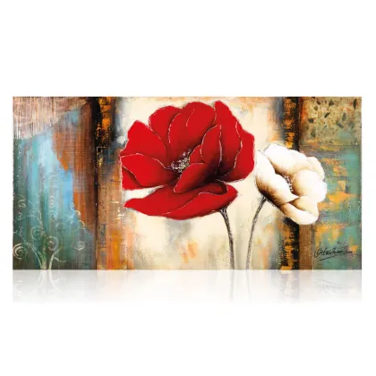 Zdjęcie Niepowtarzalny obraz na płótnie „Tulipany”