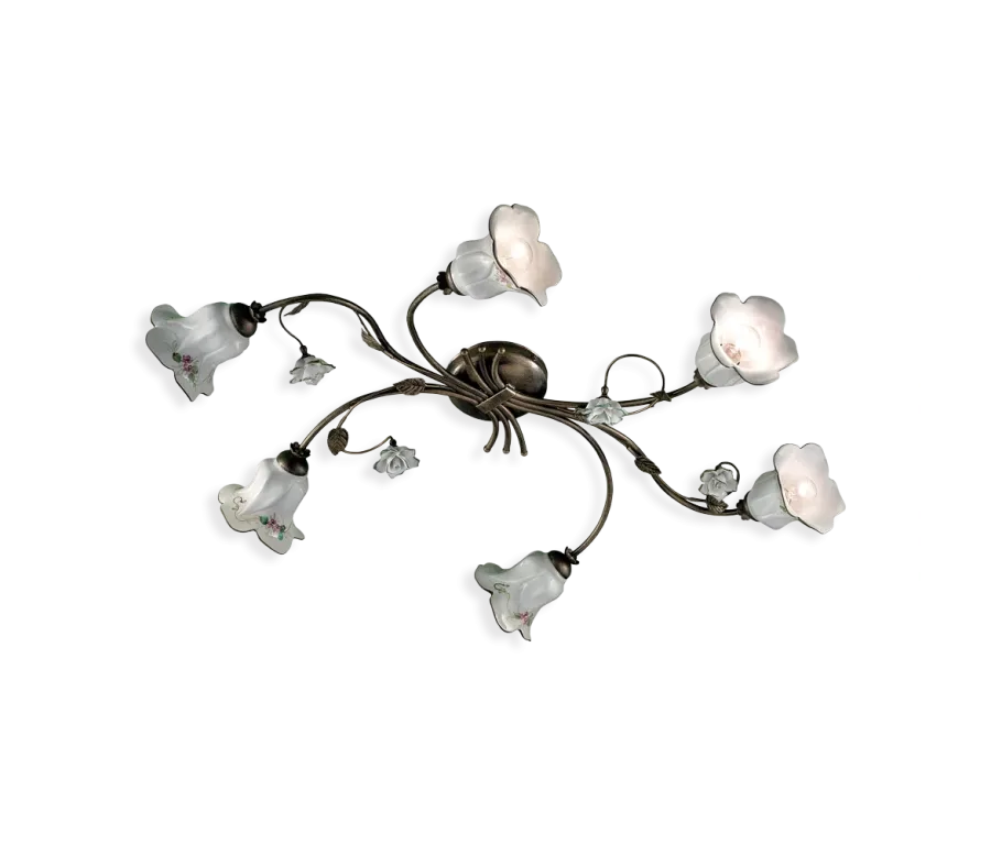 obrazek 1 Stylowa klasyczna lampa sufitowa-plafoniera Pisa z Włoch
