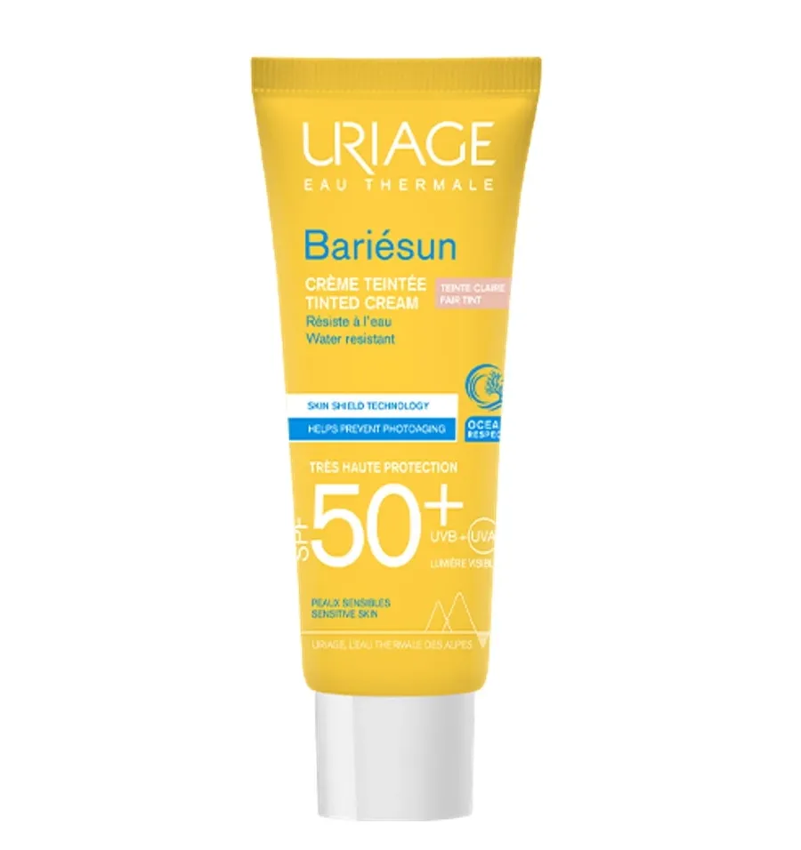 obrazek 1 Uriage Bariesun Krem tonujący SPF50+ Jasny Beż  Jasny Beż - uriage 50 ml