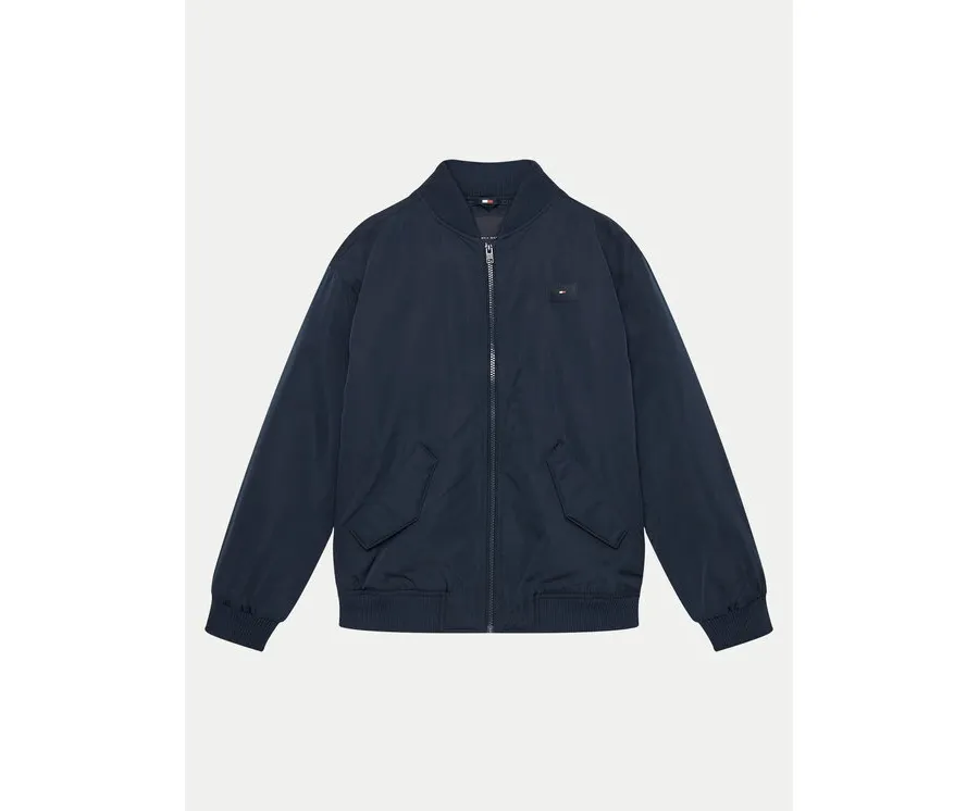 obrazek 1 Tommy Hilfiger Kurtka bomber KB0KB09091 Granatowy Relaxed Fit