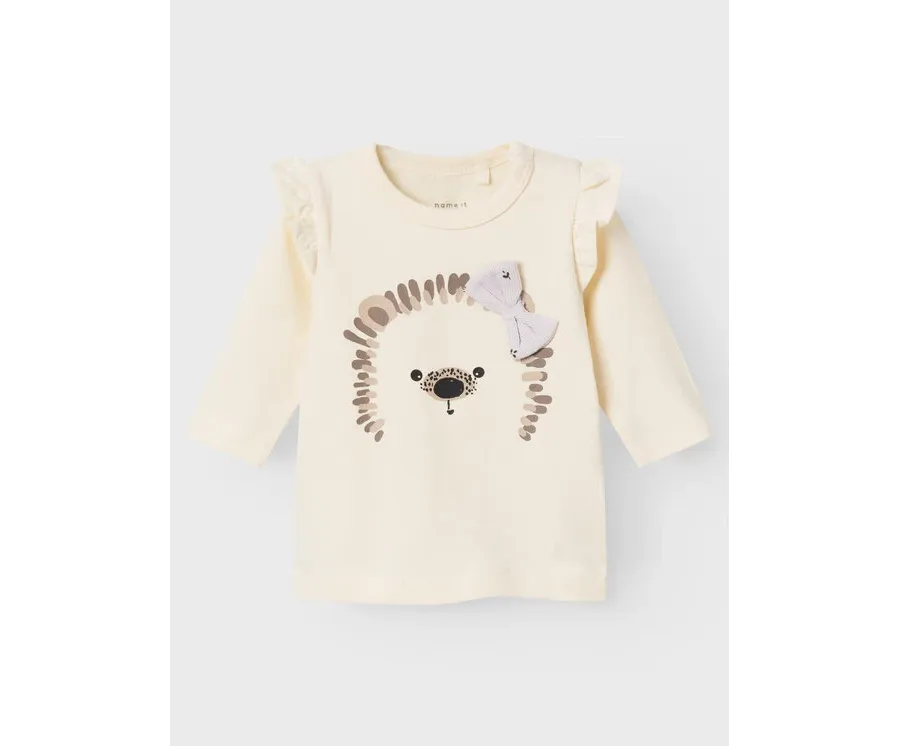 obrazek 1 NAME IT Bluzka 13219336 Beżowy Regular Fit