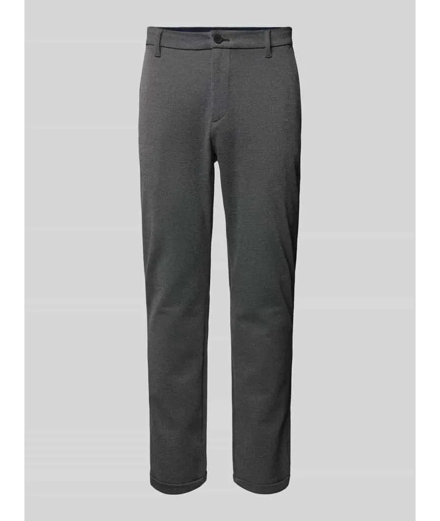 obrazek 1 Chinosy o kroju slim fit z dżerseju
