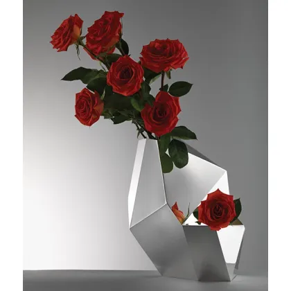 Picture Original Italian silver vase - Pampaloni