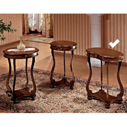 Zdjęcie Stolik kawowy w kształcie fasoli z litej topoli - Fratelli Mirandola