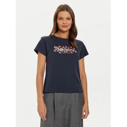 Zdjęcie Pepe Jeans T-Shirt Ginny PL505945 Granatowy Regular Fit