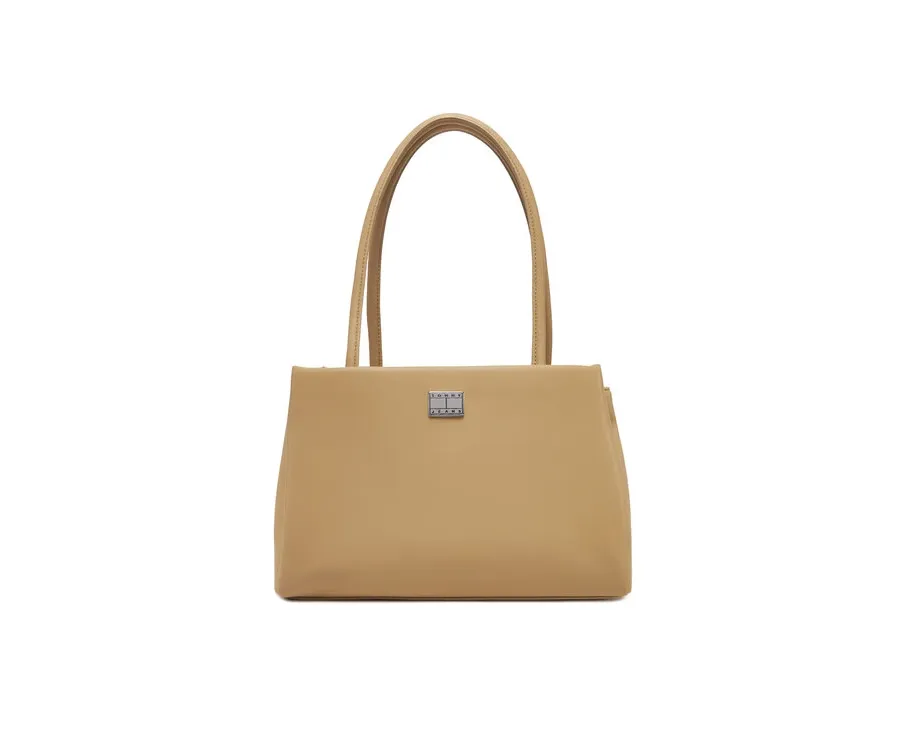 obrazek 1 Tommy Jeans Torebka Tjw American Cool Med Tote AW0AW17297 Beżowy