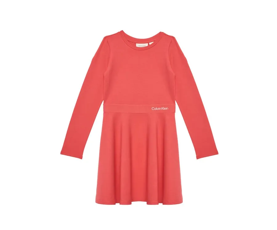 obrazek 1 Calvin Klein Jeans Sukienka codzienna Logo Tape IG0IG02666 D Różowy Regular Fit
