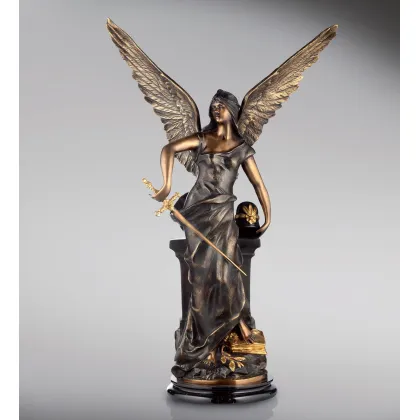 Picture Bronze sculpture depicting Victory with a helmet - Fonderia Artistica Ruocco