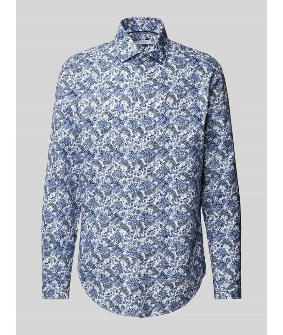 obrazek 1 Koszula biznesowa o kroju regular fit z kołnierzykiem typu cutaway