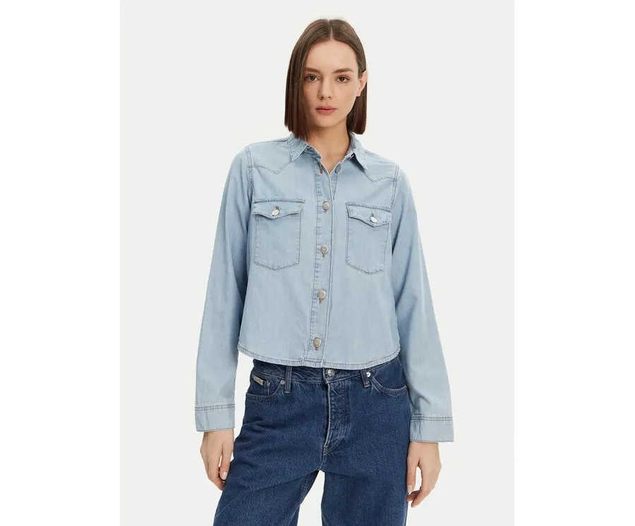 obrazek 1 Noisy May Koszula jeansowa Selvi 27033010 Błękitny Regular Fit