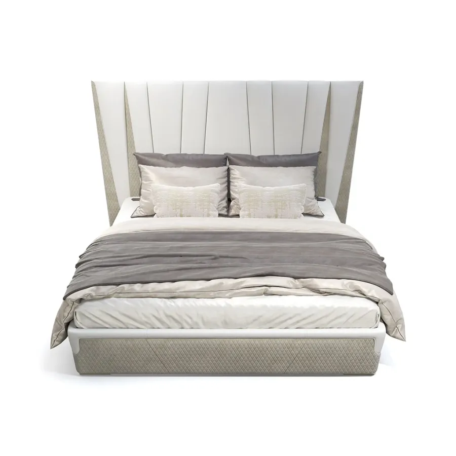 obrazek 2 Wspaniałe modernistyczne łóżko z Włoch - do sypialni