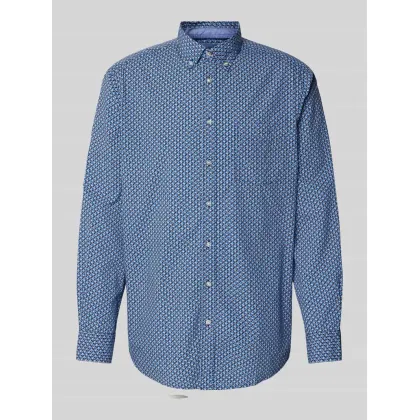 Zdjęcie Koszula casualowa o kroju regular fit z kołnierzykiem typu button down