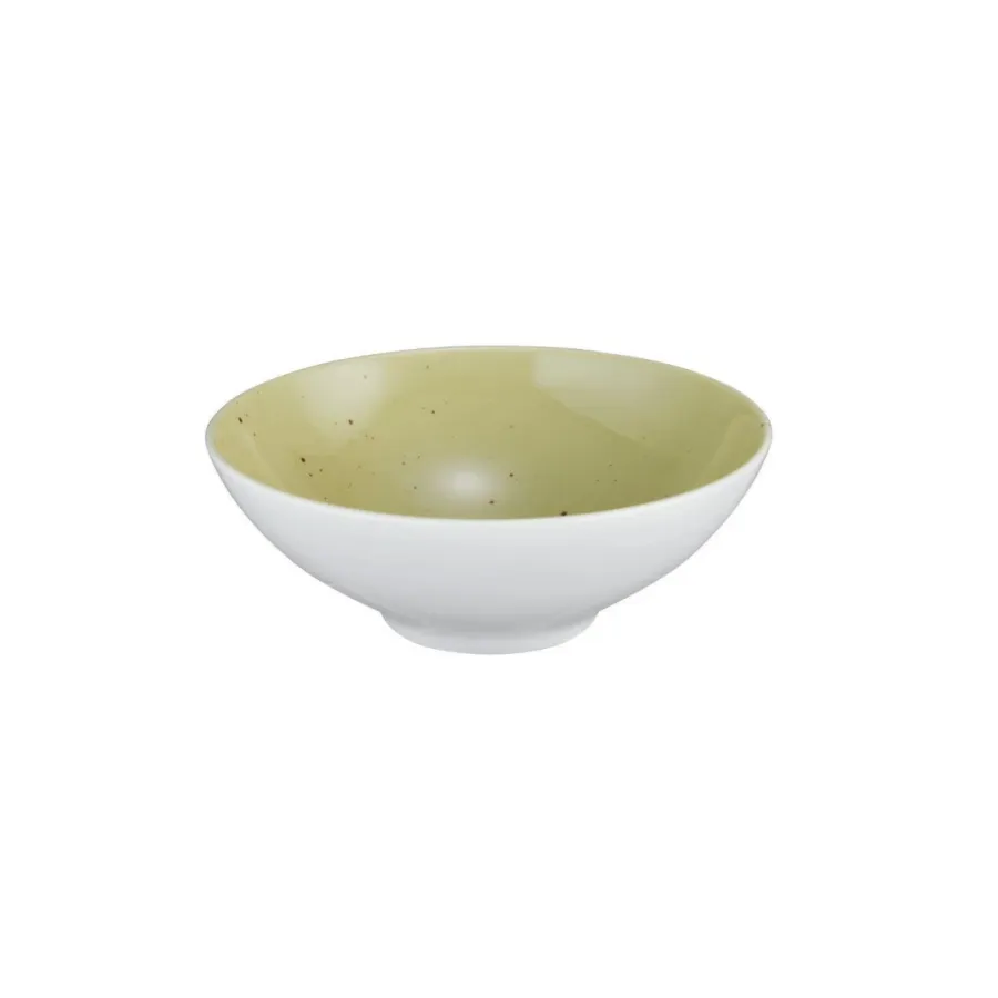 obrazek 1 Mała okrągła miska z porcelany 14,5 cm w pięknym kolorze oliwki - Seltmann Weiden