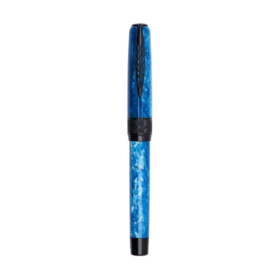 obrazek 3 Eleganckie pióro wieczne Rock- Black Turquoise z włoch