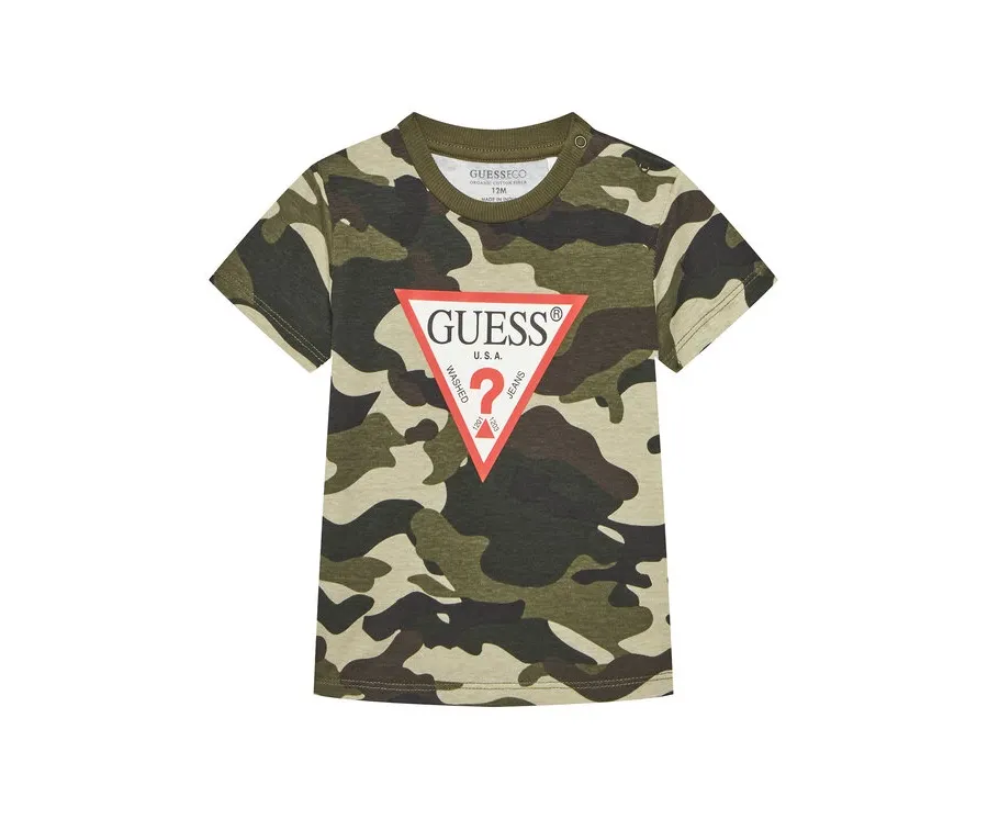 obrazek 1 Guess T-Shirt N5YI04 K8HM4 Zielony Regular Fit