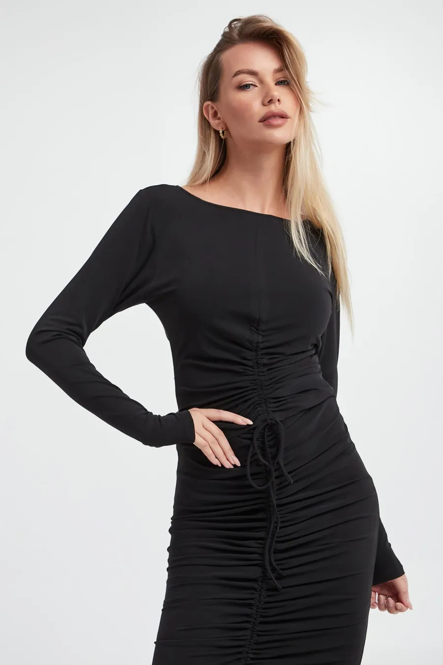 obrazek 1 Bluzka damska z marszczeniem PATRIZIA PEPE Patrizia Pepe