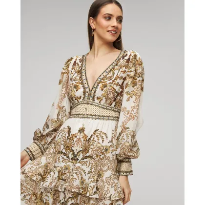 Zdjęcie Sukienka Jedwabna Camilla Button Front Frill