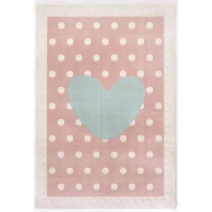 Zdjęcie Dywan w różowym kolorze do pokoju niemowlęcego dla dziewczynki - Cilek