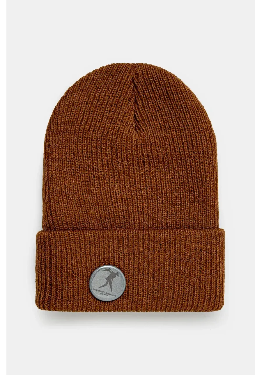 obrazek 1 Engineered Garments czapka wełniana Wool Watch Cap kolor brązowy z grubej dzianiny wełniana 24F1H037