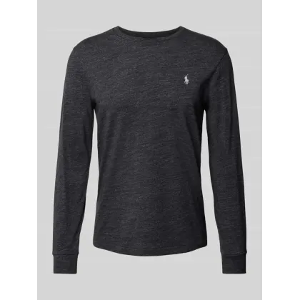 Zdjęcie Bluzka z długim rękawem o kroju regular fit z wyhaftowanym logo