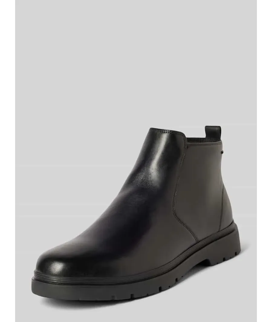 obrazek 1 Buty chelsea ze skóry z pętelką model ‘SPHERICA’