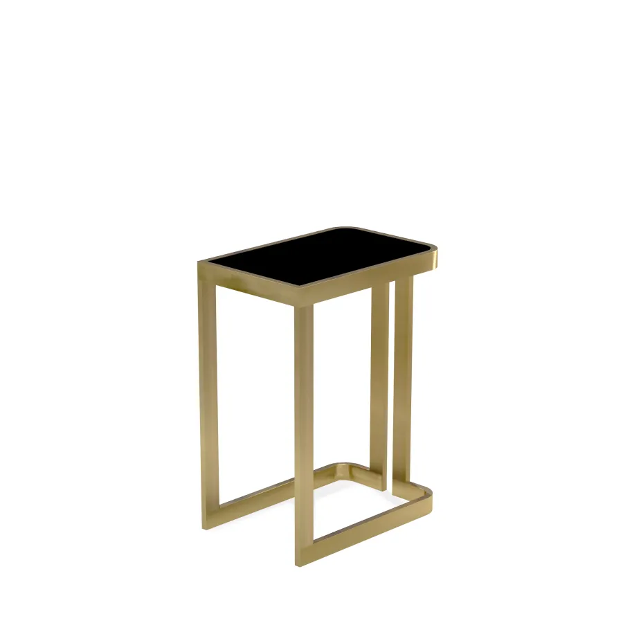 obrazek 1 Stolik kawowy z marmurowym blatem H.60xL.45xP.30 cm