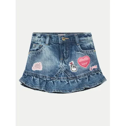 Zdjęcie Guess Spódnica jeansowa K5RD03 D45E0 Granatowy Regular Fit