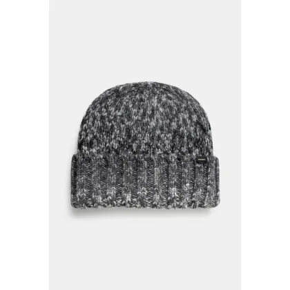 Zdjęcie Woolrich czapka z domieszką wełny Space Dye Beanie kolor szary CFWOAC0291MRUF0767