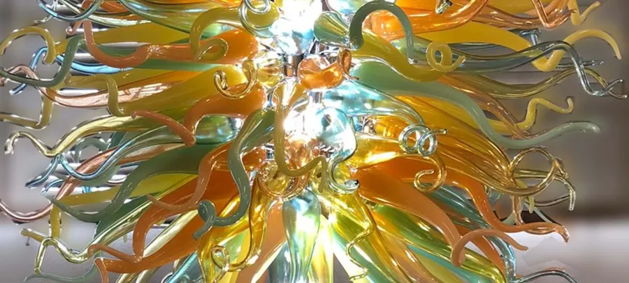 obrazek 5 Unikalny żyrandol z płomieniami ze szkła Murano - Vetreria Artistica Rosa