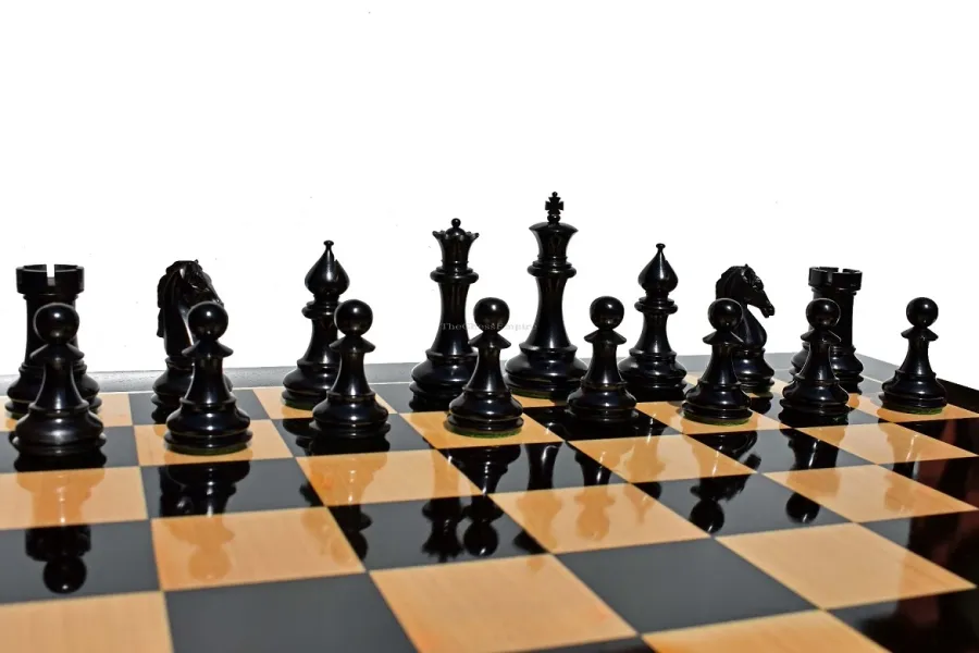 obrazek 5 Ręcznie rzeźbione drewniane figury szachowe - The Chess Empire