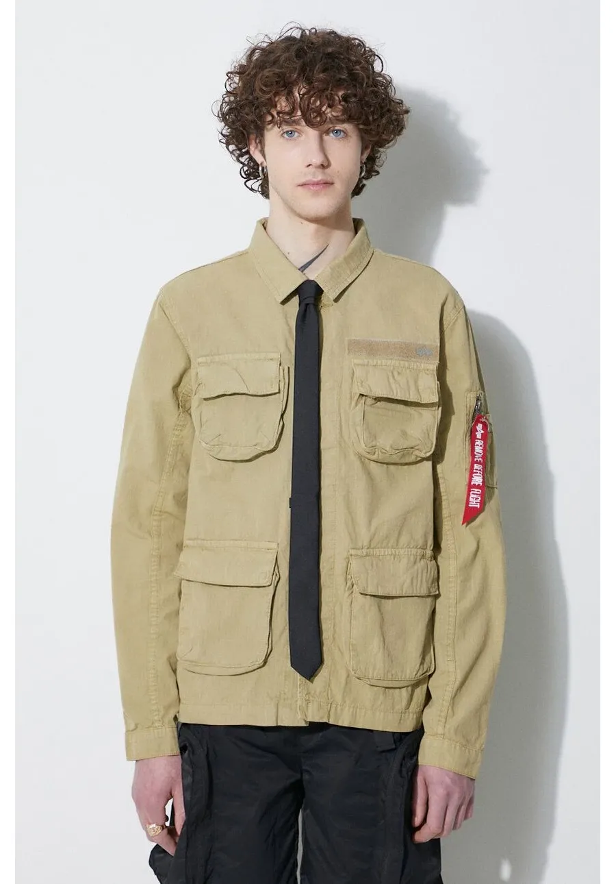 obrazek 1 Alpha Industries kurtka Ripstop Cargo męska kolor zielony przejściowa 136123