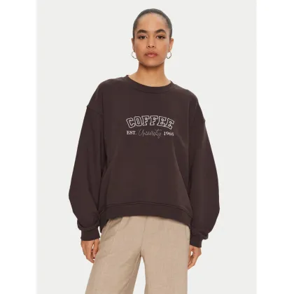 Zdjęcie ViCOLO Bluza RS0059 Brązowy Relaxed Fit