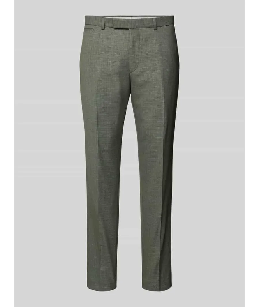 obrazek 1 Spodnie do garnituru o kroju slim fit z efektem melanżu model ‘Kynd’