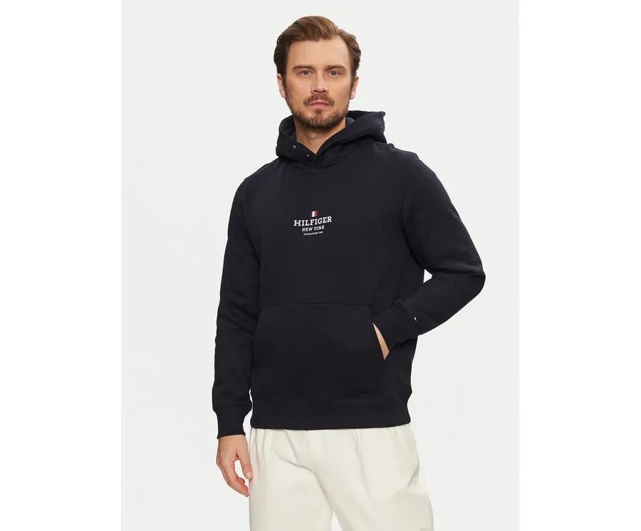 obrazek 1 Tommy Hilfiger Bluza MW0MW39050 Granatowy Regular Fit