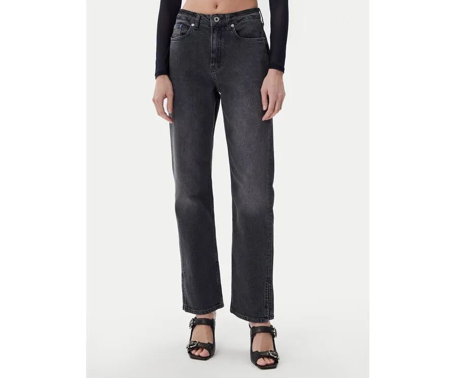 obrazek 1 Karl Lagerfeld Jeans Jeansy A1W10029 Szary Straight Fit