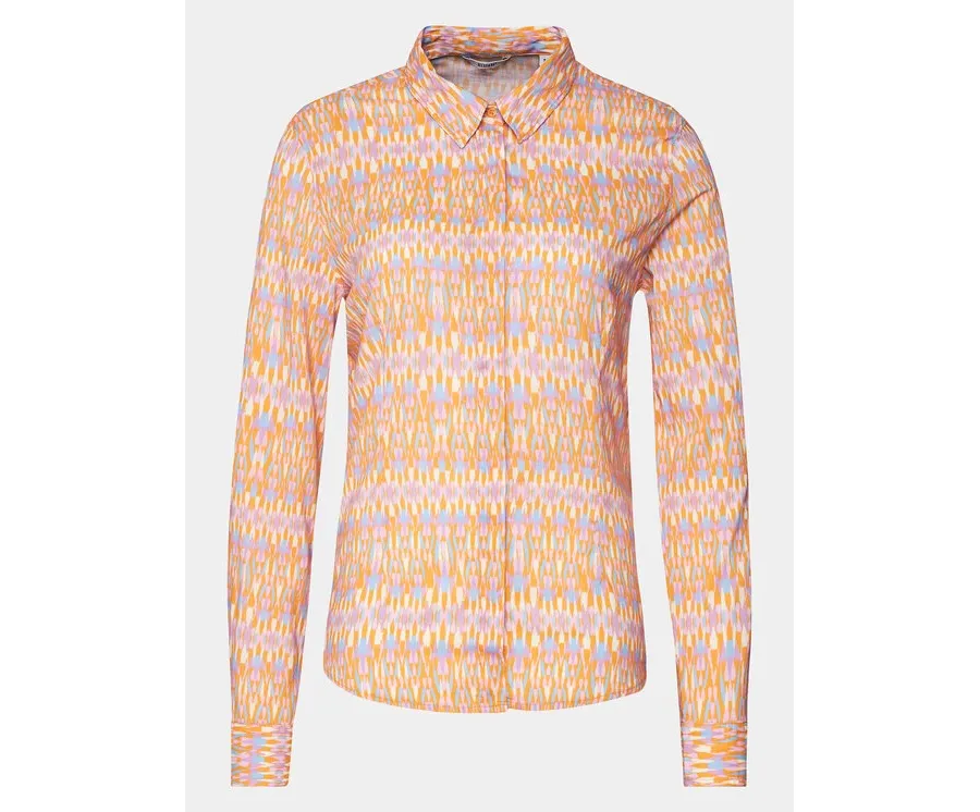 obrazek 1 Mustang Koszula Edison 1014899 Pomarańczowy Slim Fit