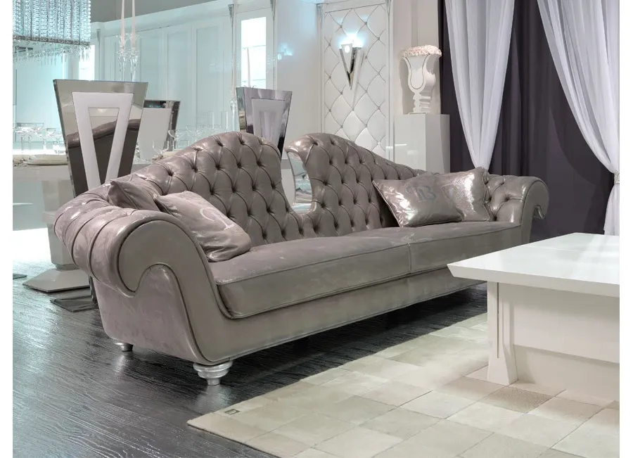 a luxurious sofa in a classic style