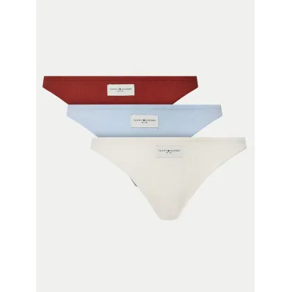 Zdjęcie Tommy Hilfiger Komplet 3 par fig klasycznych UW0UW05188 Kolorowy