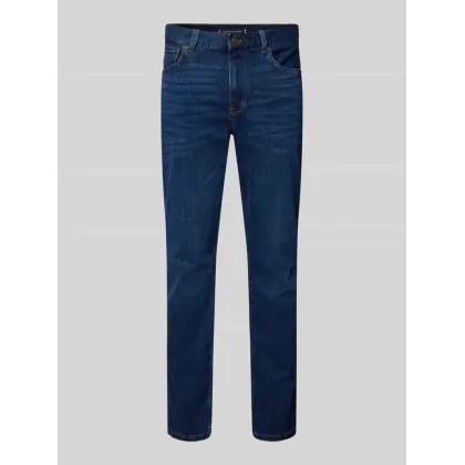Zdjęcie Jeansy o kroju straight fit z 5 kieszeniami model ‘CORE DENTON’