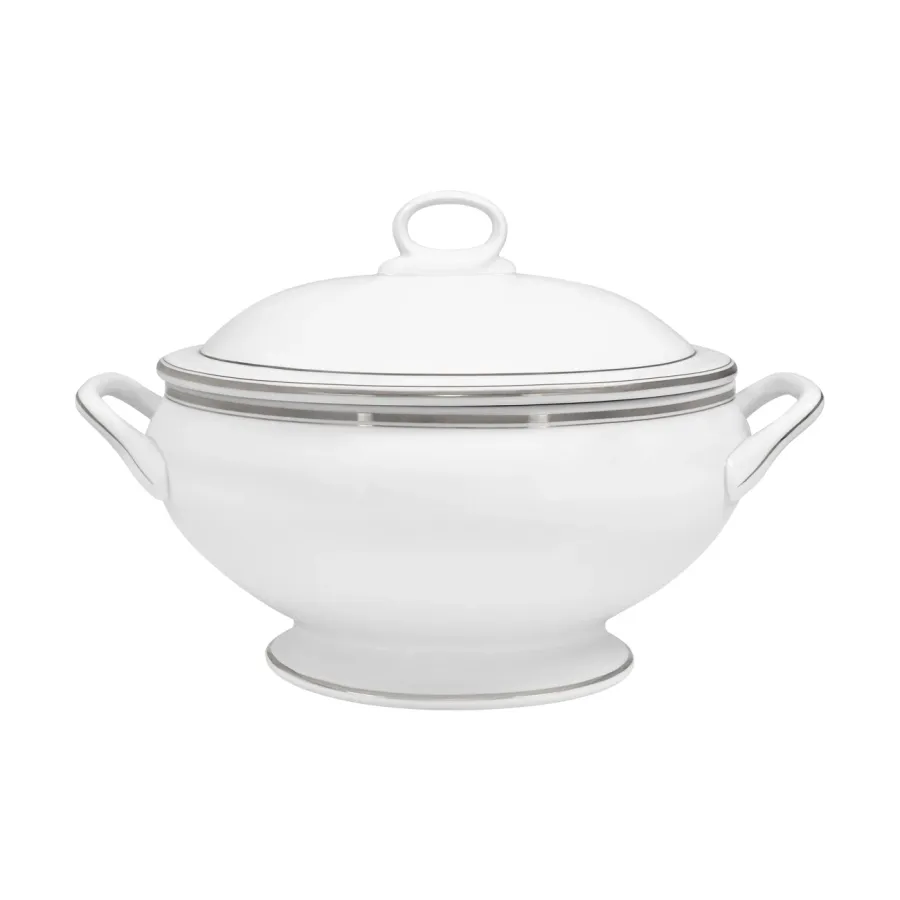 obrazek 17 Elegancka zastawa stołowa z portugalskiej porcelany dla 12 osób - Porcel