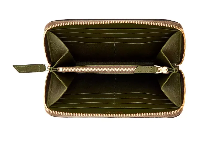 obrazek 3 Wyjątkowy włoski portfel Metro Smooth Collection Zip Wallet
