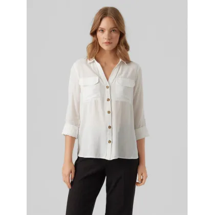 Zdjęcie Vero Moda Koszula Bumpy 10275283 Biały Regular Fit