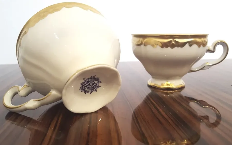 obrazek 4 Prestiżowy zestaw 6 filiżanek z porcelany