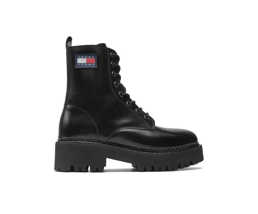 obrazek 1 Tommy Jeans Trapery Urban Tommy Jeans Lace Up Boot EN0EN01995 Czarny