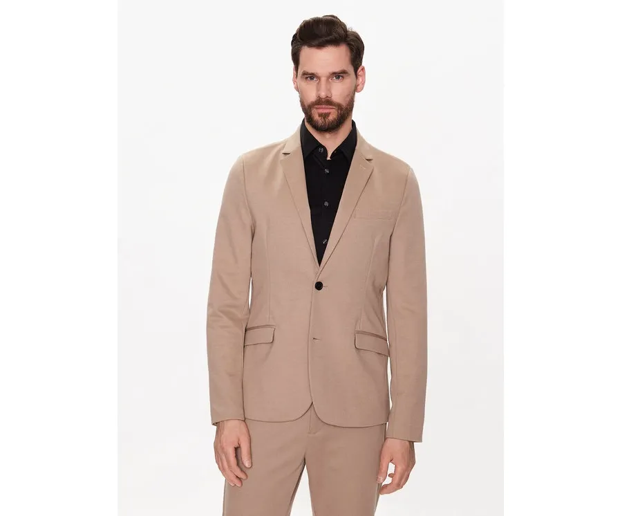 obrazek 1 Lindbergh Marynarka 30-32035 Beżowy Slim Fit