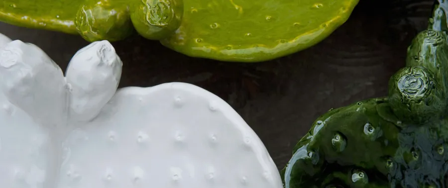 obrazek 4 Ekskluzywny długi półmisek w kształcie liścia