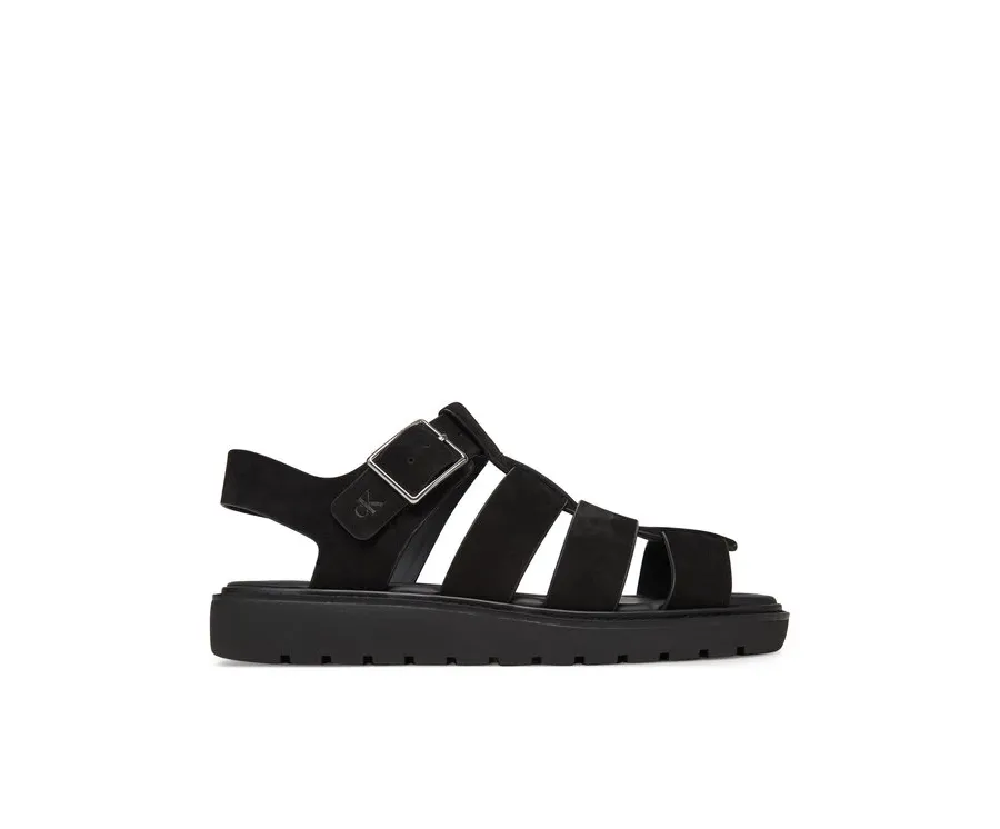 obrazek 1 Calvin Klein Jeans Sandały Fisherman Hw Sandal Lth YW0YW01962 Czarny