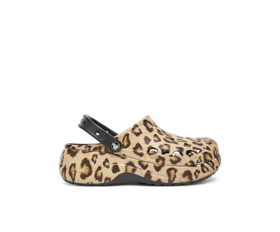 obrazek 1 Crocs Klapki BAYA PLATFORM CLOG 208712-0C4 Beżowy