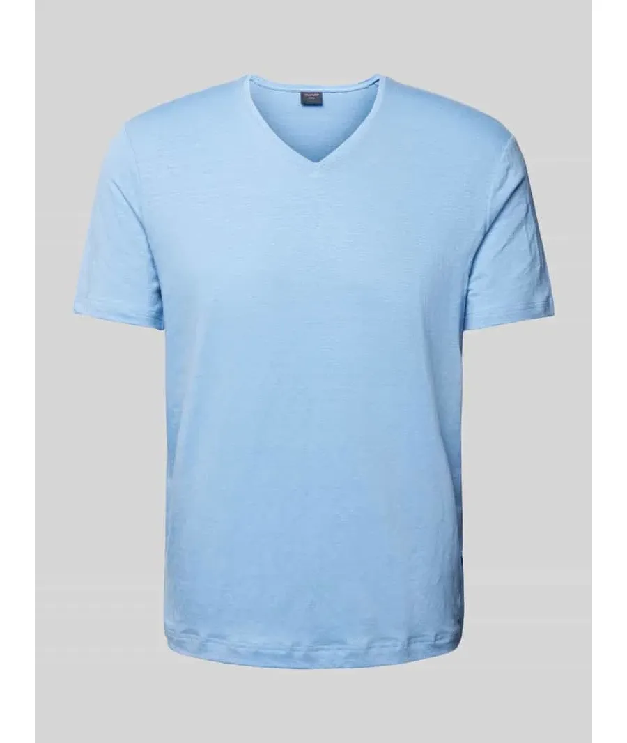 obrazek 1 T-shirt z dekoltem w serek