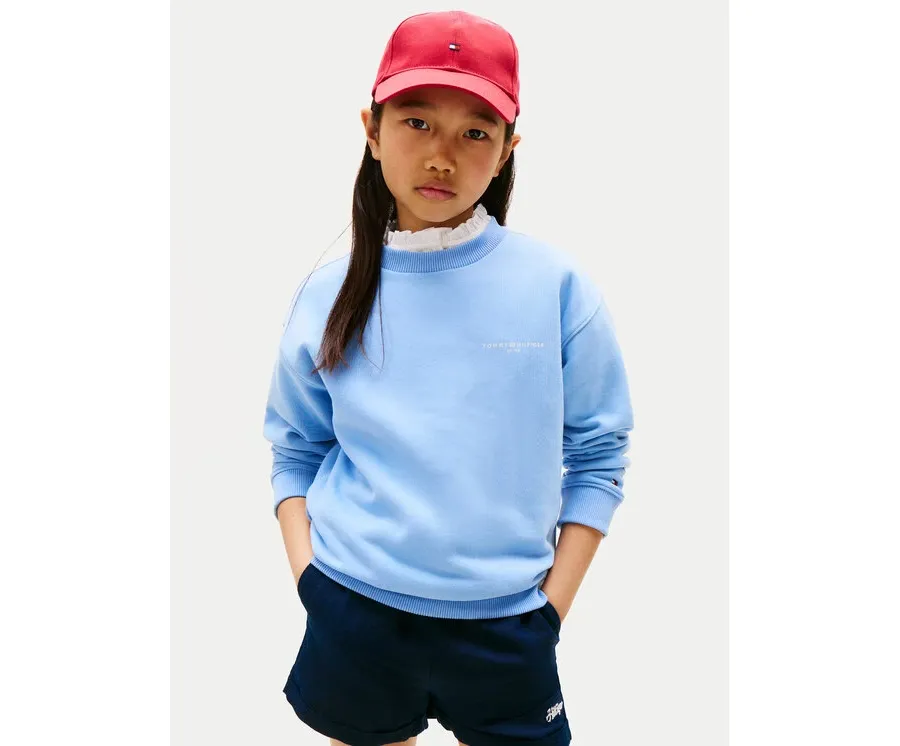 obrazek 1 Tommy Hilfiger Bluza KS0KS00640 Błękitny Regular Fit